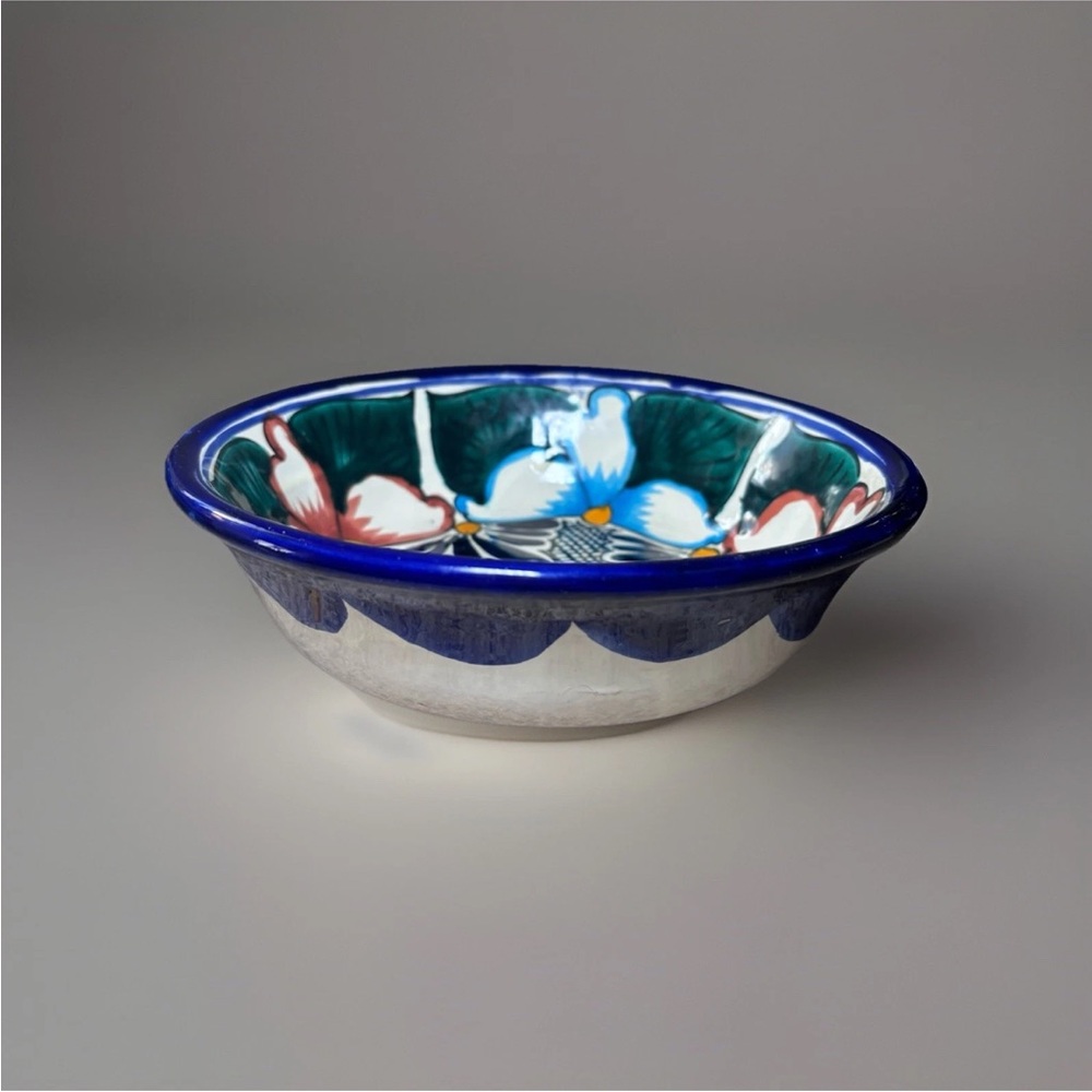 Vibrant Talavera Multicolor Ceramic Bowl - Picture 3 of 9